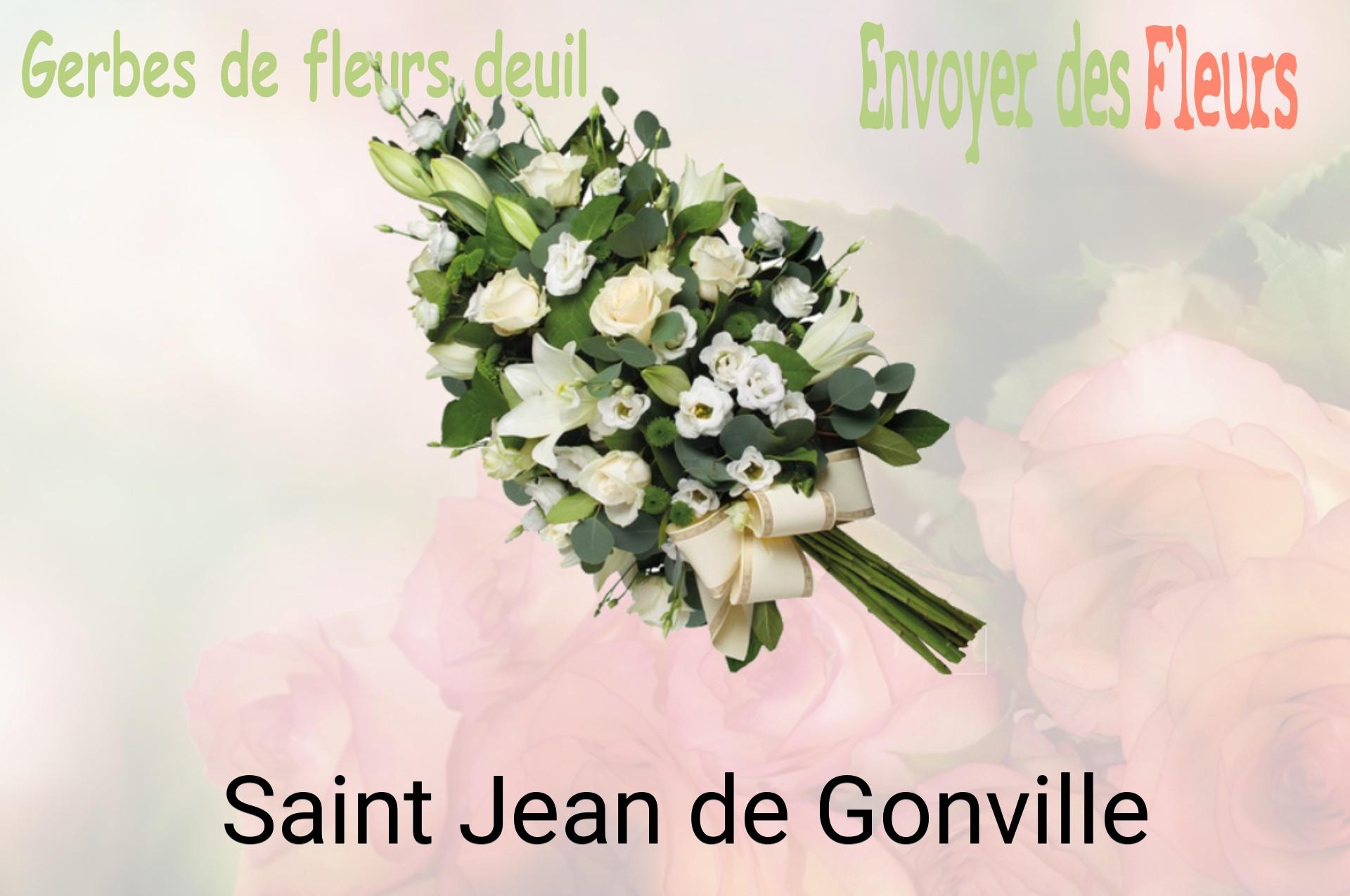 Gerbe de fleurs de deuil livrée à Saint-Jean-de-Gonville